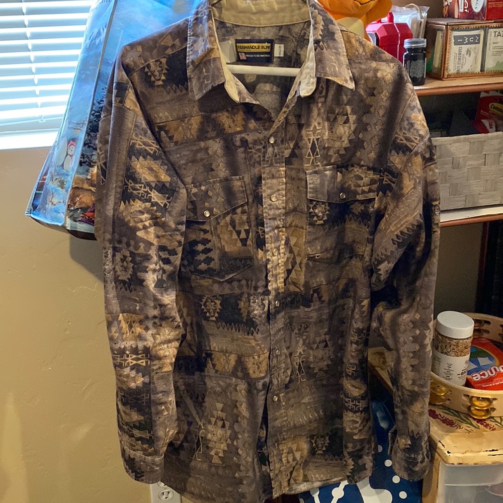 Vintage Panhandle Slim pearl snap